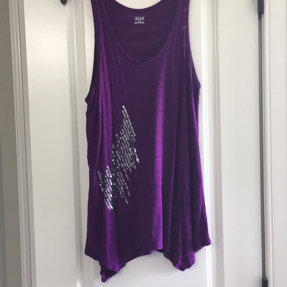 a.n.a sequined tank